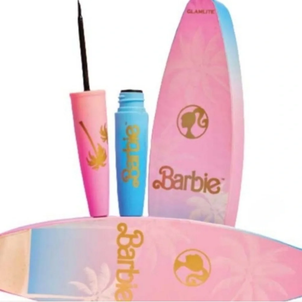 BARBIE X GLAMLITE SURFBOARD EYELINER NEW